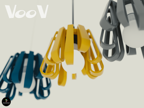 voov pinshape idea homeidea stile generativa art design sfumature paralume lampada ombra 3d print model - Mito3D