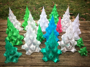 árvore natal pinshape tannenbaum decoração inverno férias petg vaso modo 3d print model - Mito3D