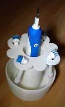 escova flores titular pinshape dente dentada dentes suporte espaço design contest 3d print model - Mito3D