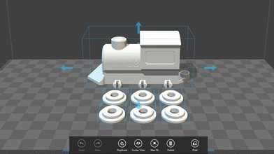 trem pinshape envisionthefuture design desafio juvenil motor 3d print model - Mito3D