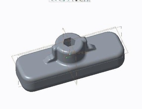 maniglia cacciavite pinshape spazio design concorso vite driver adattatore t handle 3d print model - Mito3D