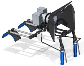variable camera rig double shouldermount followfocus bre pinshape 3d-design 3d print model - Mito3D
