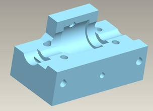 mendel orientée extrudeuse conduit titulaire v2 pinshape Conception 3d 3d print model - Mito3D