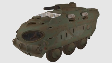 fallout 4 military vehicle pinshape 3d-design 3d print model - Mito3D