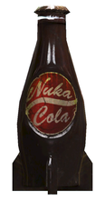 nuka cola bottle pinshape fallout 3d print model - Mito3D