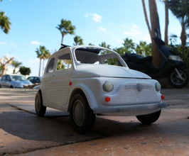 italian sixties car model pinshape assemblable-model toy-car 3d print model - Mito3D