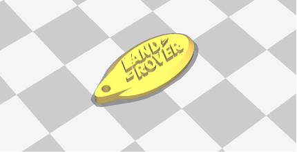 land rover logo 3d pinshape espacio diseño concurso 3d print model - Mito3D