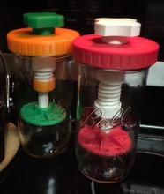 pickling press 24oz wide mouth mason jars pinshape 3d-design 3d print model - Mito3D