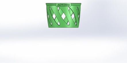 cup holder-1 pinshape chstl-1 3d print model - Mito3D