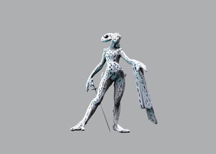 justice pinshape figure 3d print model - Mito3D