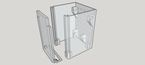 arduino activamente ventilación diapositiva caso pinshape 3d impresora plotter escudo cnc 3d print model - Mito3D