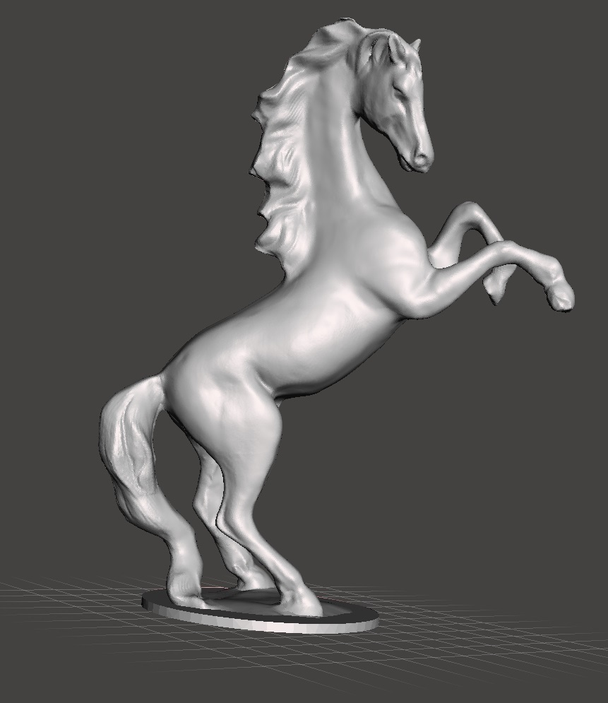 horse statuette pinshape 3D print model - Mito3D
