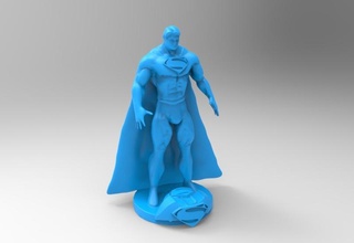 superman x2 pinshape 3d print model - Mito3D