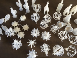 Weihnachtskugeln pinshape Weihnachten Baum Dekorationen byctrldesign ball Weihnachts Dekoration 3d print model - Mito3D