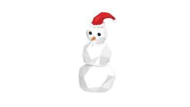 bonhomme neige pinshape snowman bonhomme-de-neige 3d print model - Mito3D