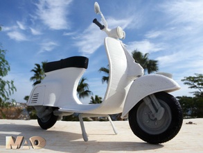 italian scooter model pinshape assemblable-model 3d print model - Mito3D