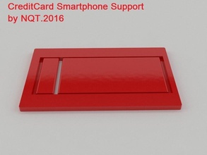 credit card smartphone supporting nqt2016 pinshape support holder 3d print model - Mito3D