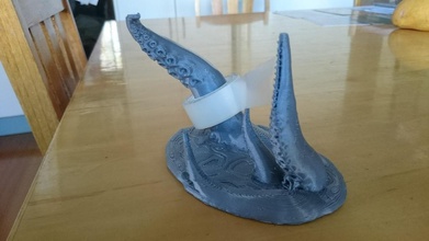 tentacle tape cutter teeth pinshape 3d-design 3d print model - Mito3D