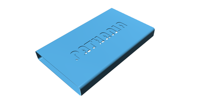 Festplatte Abdeckung pinshape Raum design contest 3d print model - Mito3D