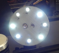 8 led placa circuito grafeno material pinshape Diseño 3d 3d print model - Mito3D