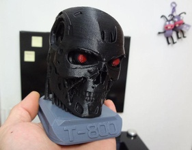 t800 tricolor abs terminator pinshape Diseño 3d 3d print model - Mito3D