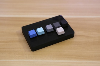 kundenspezifische bluetooth cherry mx gamepad pinshape mechanische Tastatur arduino adafruit 3d print model - Mito3D