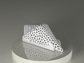 diamanti pinshape stile voroni glamour office decorativo diamante 3d print model - Mito3D