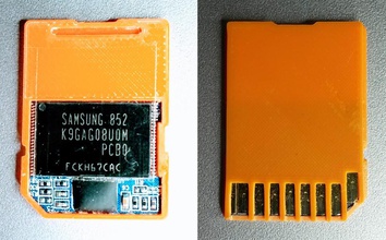 replacement sd card case pinshape 3d-design 3d print model - Mito3D