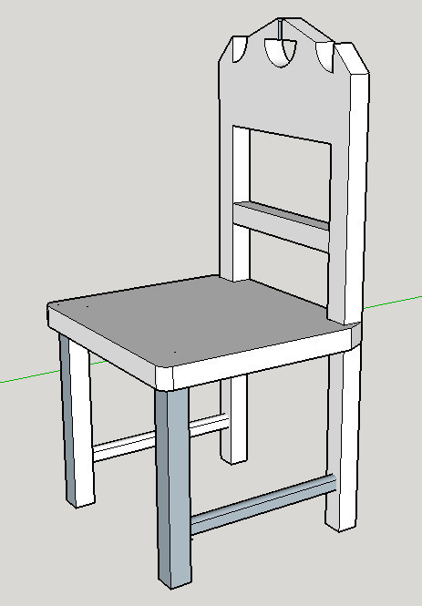 chair pinshape chairs 3D print model - Mito3D