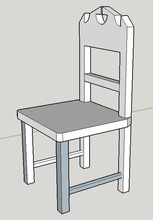 cadeira pinshape cadeiras 3d print model - Mito3D
