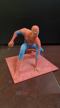 spiderman pinshape carácter modelado concurso hombre cómic comic book superhéroe heroe marvel comics spider web 3d print model - Mito3D