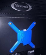 wall mount monitor rotation vesa 100 & 75 pinshape 3d-design 3d print model - Mito3D