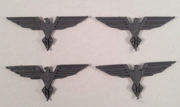 eagle crest coppia pinshape disegno 3d 3d print model - Mito3D