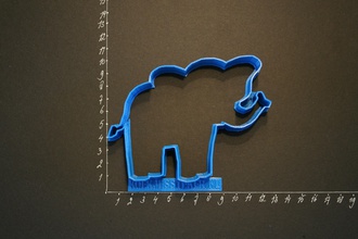 elephant cookiecutter foodsafe collection pinshape 3d print model - Mito3D