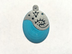 moana's necklace pinshape amulet cosplays disney moana 3d print model - Mito3D