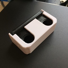 bathroom pipe bracket pinshape 3d-design 3d print model - Mito3D