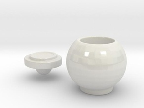 coperchio vaso pinshape barattoli barattolo 3d print model - Mito3D