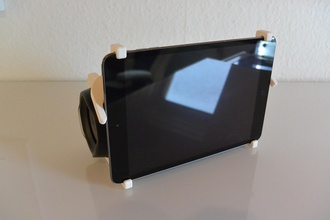 ipad jbl charge stand pinshape charge3 chrage3 cassa risonanza mini 3 carica 3d print model - Mito3D
