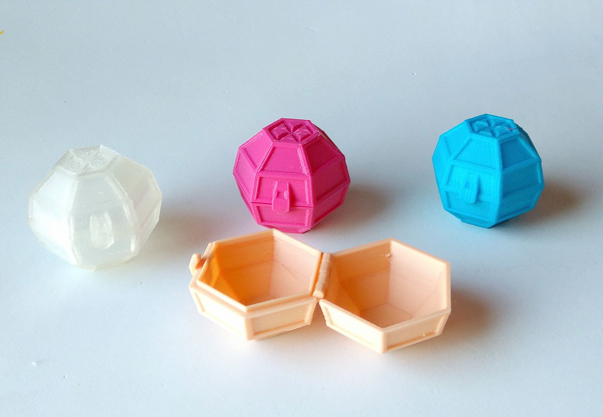 small box hinge pinshape coffer print 3D print model - Mito3D