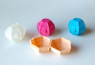 küçük kutu menteşe pinshape sandık baskı kutusu 3d print model - Mito3D