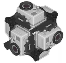 gopro 360 mount spherical rig - skeleton case pinshape 3d print model - Mito3D