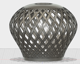 funky lampshade pinshape 3d print model - Mito3D