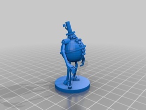 stovepipe pete multiverse15mm pinshape toy figurine 3d print model - Mito3D