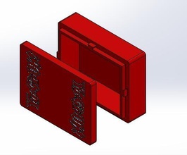 yu-gi-oh deckbox pinshape 3d-design 3d print model - Mito3D