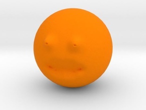 annoying orange pinshape fruit fruits the-annoying-orange meme memes 3d print model - Mito3D
