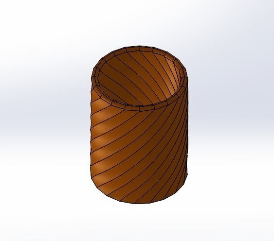 20 spiral kalemlik pinshape taraflı 3d tasarım 3D print model - Mito3D