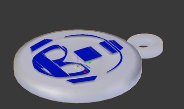 Schlüsselanhänger megaman pinshape Anhänger keyring keychain rockman 3d design 3d print model - Mito3D