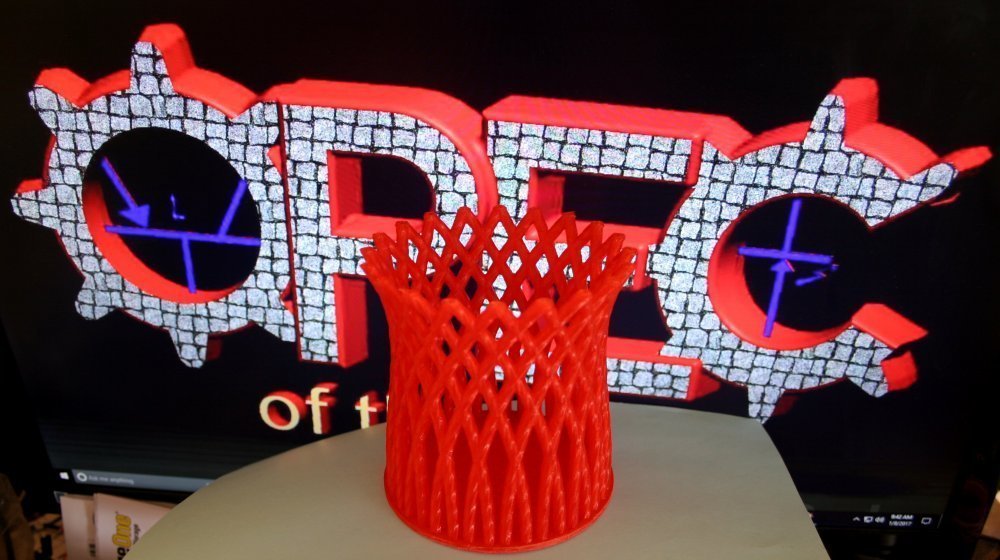 helicoidal vaso 100 pinshape mecânica design contest arte pla wperko solidworksmagi 3D print model - Mito3D