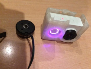 drone xiaomi yi case 2804 1-axis gimbal pinshape 3d-design 3d print model - Mito3D