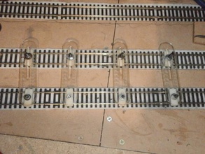 oo ho adjustable track spacer pinshape ho-model-trains track-laying oo-trains trains-model 3d print model - Mito3D
